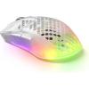 imageSteelSeries Aerox 3 Wireless  Holey RGB Gaming Mouse  18K DPI TrueMove Air Optical Sensor  UltraLightweight Water Resistant Design  Ghost