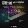 imageSteelSeries Apex 7 TKL Compact Mechanical Gaming Keyboard  OLED Smart Display  USB Passthrough and Media Controls  Linear and Quiet  RGB Backlit Red Switch