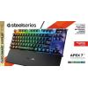 imageSteelSeries Apex 7 TKL Compact Mechanical Gaming Keyboard  OLED Smart Display  USB Passthrough and Media Controls  Linear and Quiet  RGB Backlit Red Switch