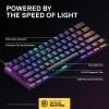 imageSteelSeries New Apex 9 Mini  HotSwap Optical Mini Keyboard  60 Compact Design  Optical Switches  RGB Customization  Aluminum Alloy Frame  Double Shot PBT KeycapApex 9 Mini 60