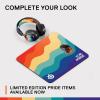 imageSteelSeries QcK Large Gaming Mouse Pad  for Pride Limited Edition  Exclusive MicroWoven Cloth  Optimized for Low and High Mouse CPI  Durable and Washable  Rainbow DesignPride