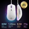 imageSteelSeries Rival 3 Gen 2 Gaming Mouse  8500 DPI TrueMove Core Optical Sensor  60 Million Click Durability  Low Latency  77g Lightweight  100 PTFE Feet  RGB  WhiteWhite