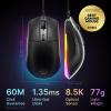 imageSteelSeries Rival 3 Gen 2 Gaming Mouse  8500 DPI TrueMove Core Optical Sensor  60 Million Click Durability  Low Latency  77g Lightweight  100 PTFE Feet  RGB  WhiteBlack