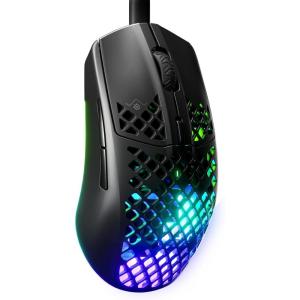 imageSteelSeries Aerox 3  Holey RGB Gaming Mouse  Ultralightweight Water Resistant Design  8500 DPI TrueMove Core Optical Sensor  OnyxOnyx