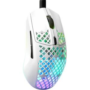 imageSteelSeries Aerox 3  Holey RGB Gaming Mouse  Ultralightweight Water Resistant Design  8500 DPI TrueMove Core Optical Sensor  OnyxSnow