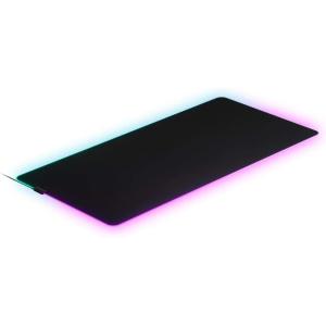 imageSteelSeries QcK Large Gaming Mousepad  Black  NonSlip Silicone Rubber Base  Peak Tracking and Stability  Optimized for Gaming Sensors  490 mm x 420 mm  FPS MOBAs RTS MMORGB  Black