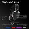 imageSteelSeries Arctis Pro Wireless Gaming Headset  High Fidelity 24 GHz Wireless  Mixable Bluetooth  NonStop Dual Battery  OLED Base Station  AI Noise Canceling Mic  PC PS5 PS4 Mobile  BlackBlack
