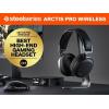 imageSteelSeries Arctis Pro Wireless Gaming Headset  High Fidelity 24 GHz Wireless  Mixable Bluetooth  NonStop Dual Battery  OLED Base Station  AI Noise Canceling Mic  PC PS5 PS4 Mobile  BlackBlack