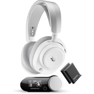 imageSteelSeries Arctis Nova Pro Omni  HiRes Wireless Gaming Headset 96kHz24bit ANC ClearCast Pro Mic AI Noise Rejection Mobile App Mix 24GHz  BT OmniPlay PCPlayStationXbox  Midnight BlueWhite