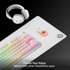 image:imageSteelSeries QcK Heavy Gaming Mousepad  Thicker NonSlip Silicone Rubber Base Peak Tracking Optimized for Gaming FPS MOBAs RTS MMO  XXL Size 900 mm x 400 mm x 4 mm  White