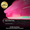 image:imageSteelSeries QcK Heavy Gaming Mousepad  Thicker NonSlip Silicone Rubber Base Peak Tracking Optimized for Gaming FPS MOBAs RTS MMO  XXL Size 900 mm x 400 mm x 4 mm  Magenta